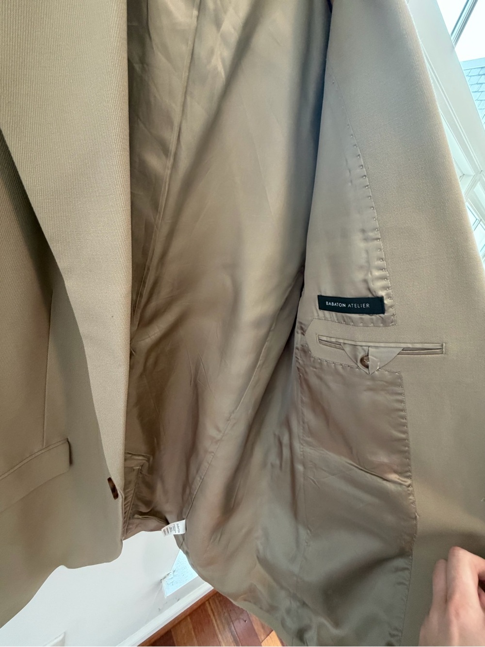 Aritzia Agency Blazer - Olive/Tan - Single - Breasted Blazer - Picture 5 of 7